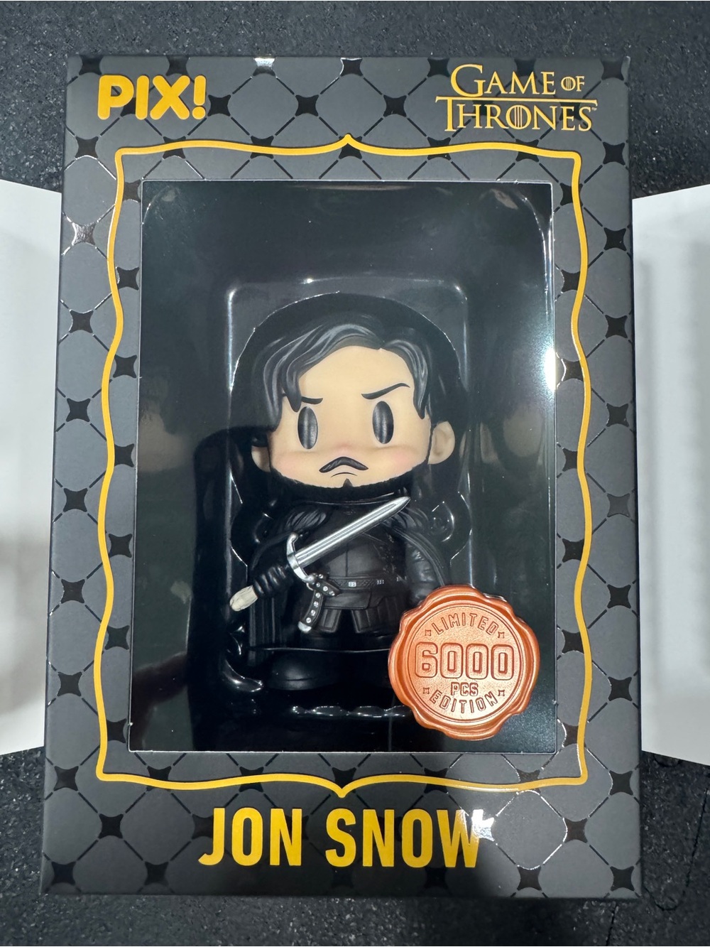 Limited Edition PIX Jon Snow Game of Thrones Figure 6000 Pcs